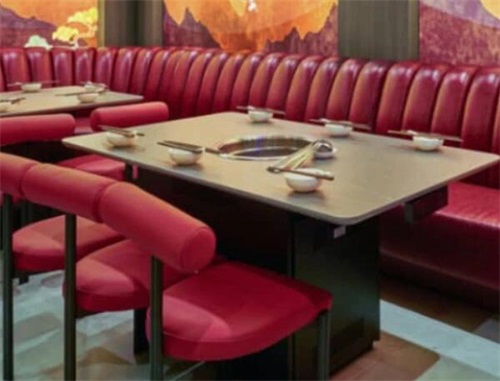 booth seating for hot pot restaurant