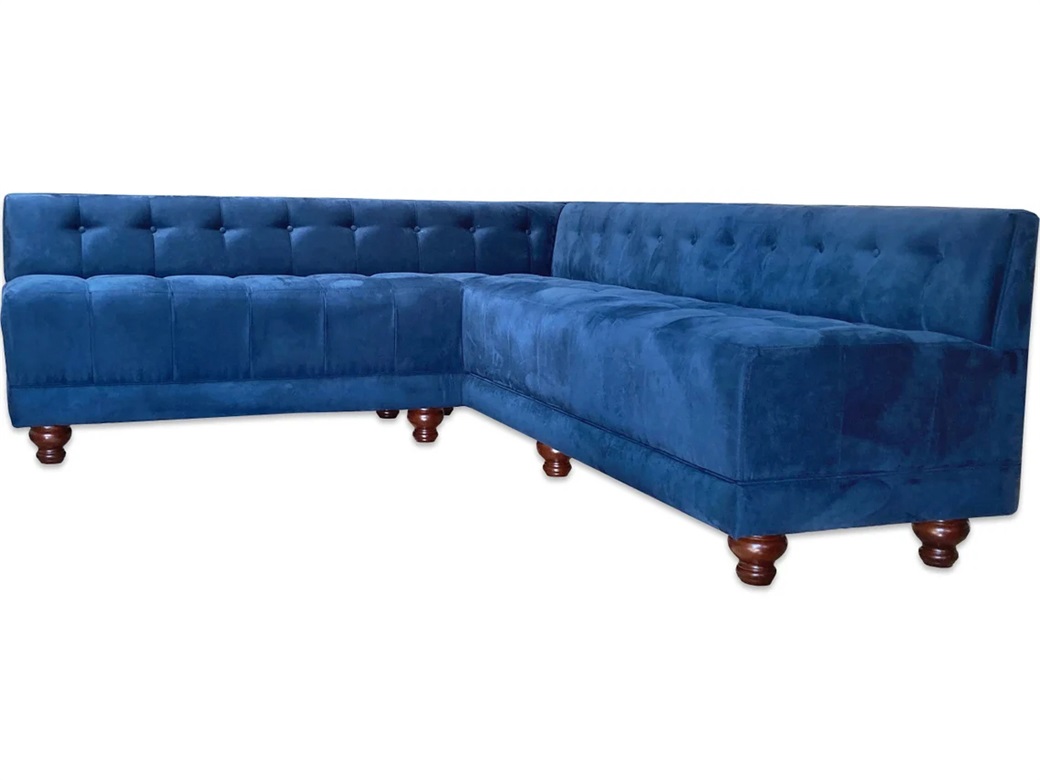 Commercial L-shaped seating