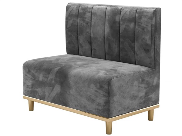 luxury velvet booth seating