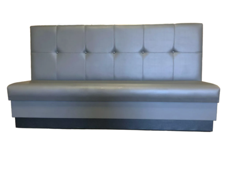 Customizable Wall Bench Seating for Restaurants and Bars - Faux Leather, Modern Tufted Style