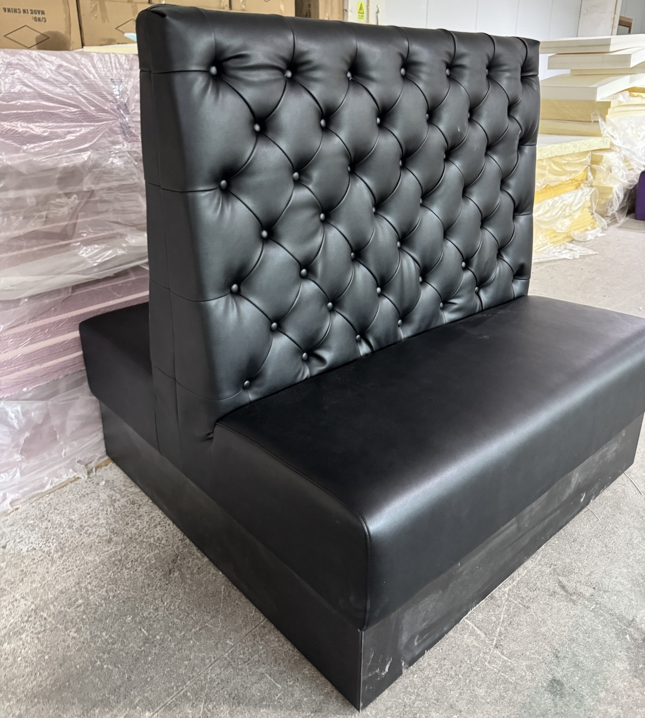 Double-Sided Booth Seating for club 