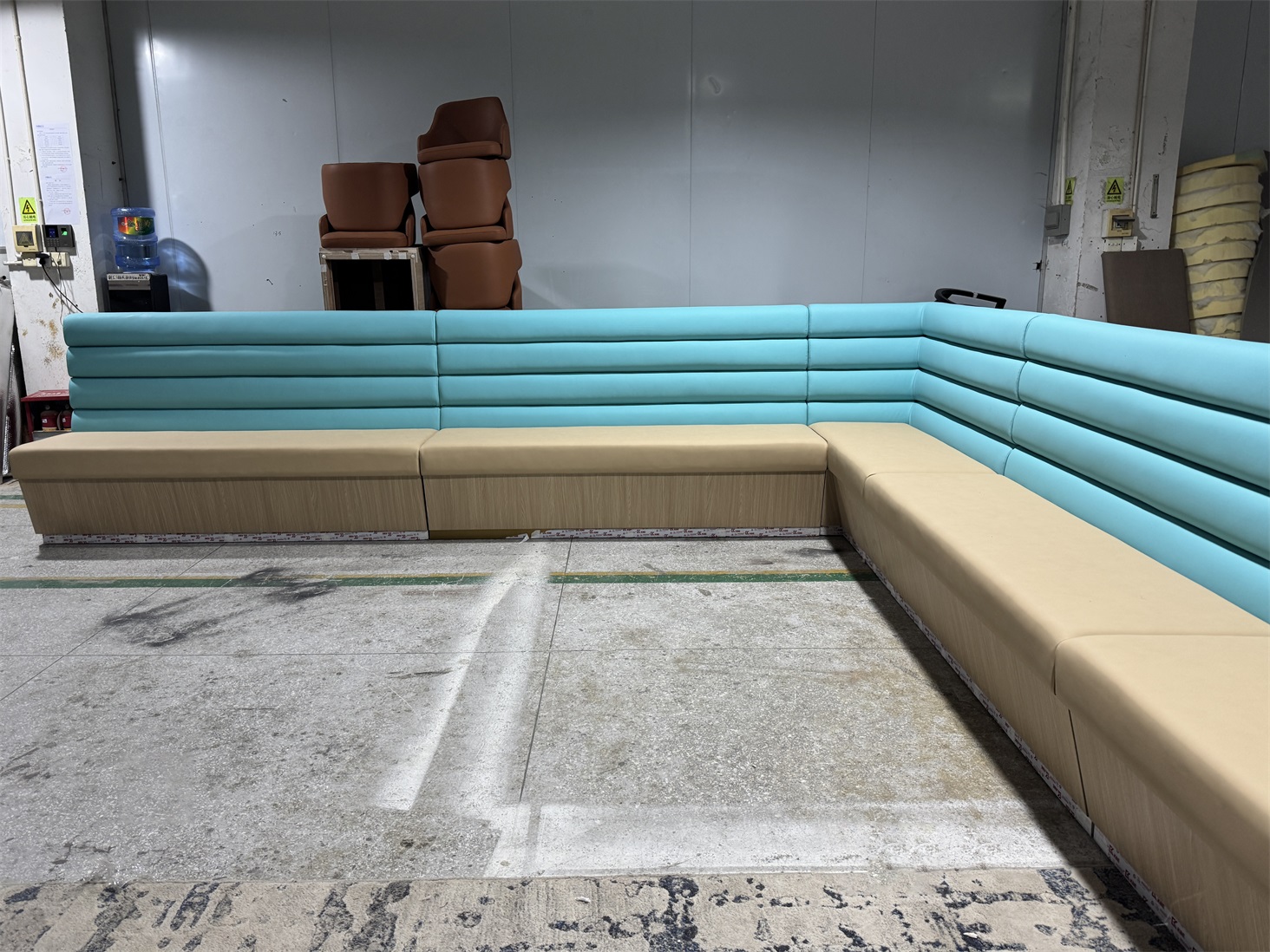 Club Leather Booth Seating