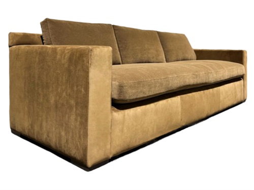 Modern Minimalist Brown Sofa for Club Use
