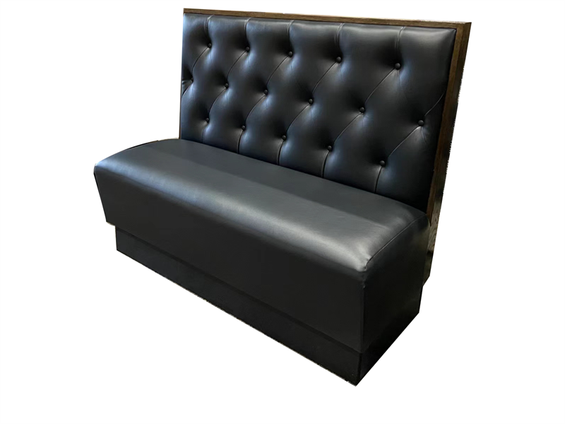 Luxury Upholstered Vinyl Booth Seating for Hotels & Restaurants – Tufted Backrest
