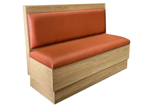 Commercial Booth Seating – Durable Wood Frame & Plush Upholstery for Restaurants