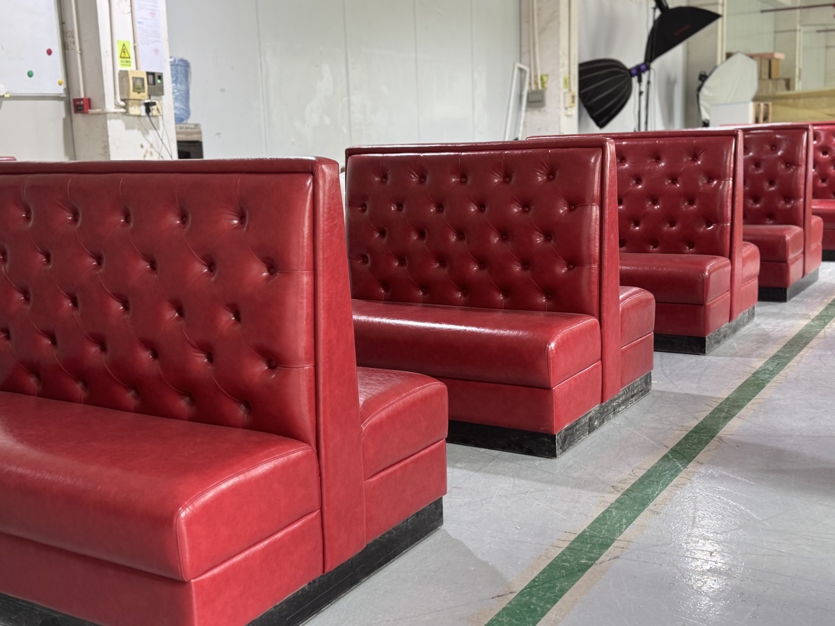Leather Restaurant Booths: