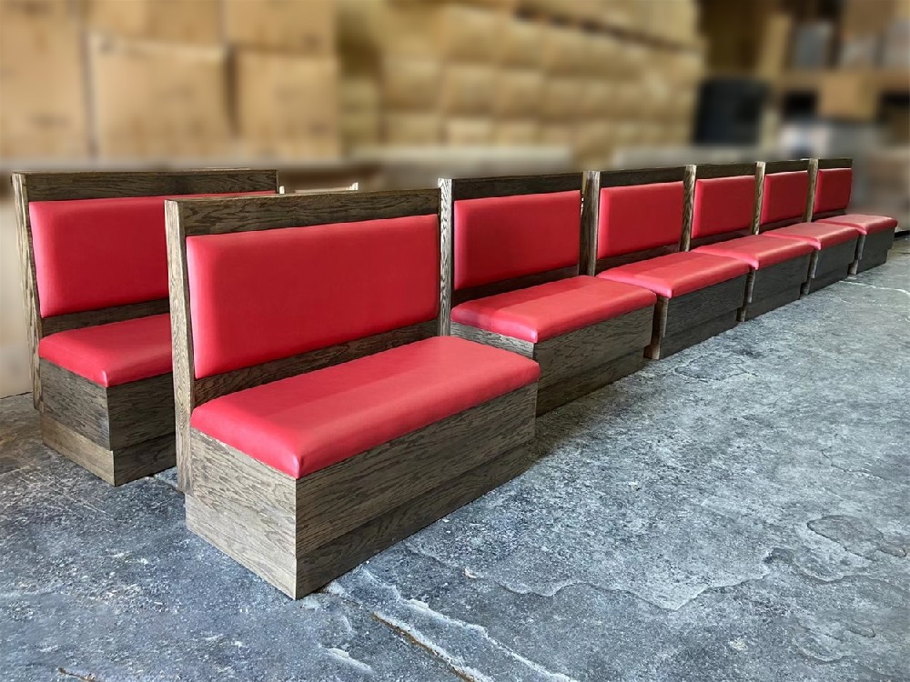 Wooden Restaurant Booth Seating