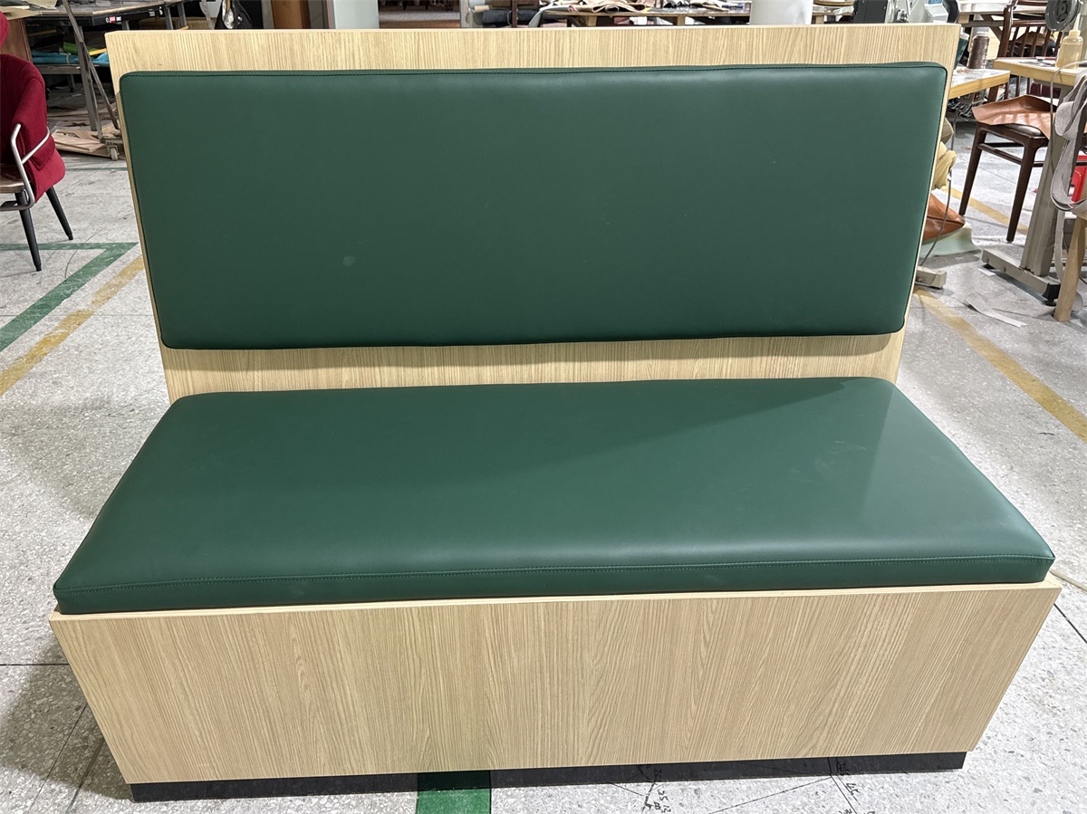 Custom Wooden Frame Restaurant Booth Seating 