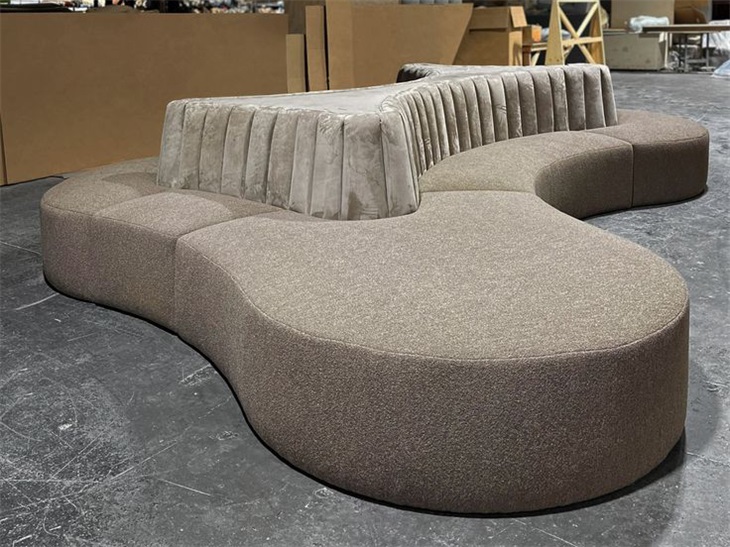 Luxury Modern Modular Curved Sofa for Clubs