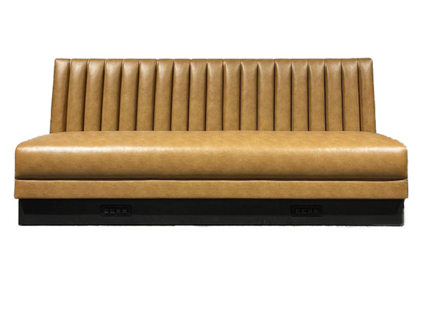 Custom Leather Restaurant Booth Seating – Commercial Upholstered Banquette for Coffee Shops & Dining Spaces