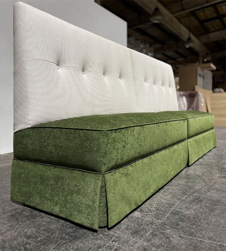 Modern High-Back Upholstered Booth | Custom Hotel & Restaurant Seating